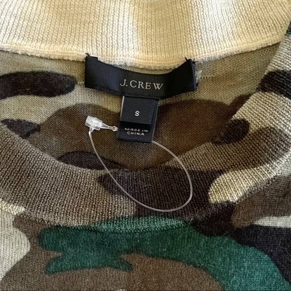 J Crew Merino wool Camo sweater NWOT - Picture 7 of 11